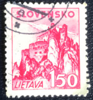 Slovensko - P3/8 - (°)used - 1941 - Michel Nr. 82 - Kastelen - Oblitérés