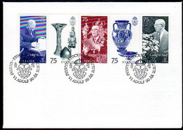 SWEDEN 1972 King's 90th Birthday FDC.  Michel 781-85 - FDC