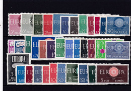 Europa Cept, Kpl. Jahrgang 1960** (T 18822) - Komplette Jahrgänge