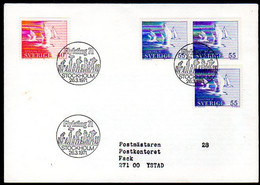 SWEDEN 1971  Refugee Aid FDC  Michel 704-05 - FDC