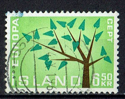 Island 1962 // 365 O Europa - Used Stamps