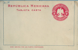 MÉXICO - ENTERO POSTAL NO  CIRCULADO , DOS CENTAVOS - México