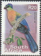 South Africa RSA - 2000 - 7th Definitive - Purple-crested Turaco Lourie - Kuckucke & Turakos