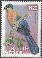 South Africa RSA - 2000 - 7th Definitive - Purple-crested Turaco Lourie - Neufs