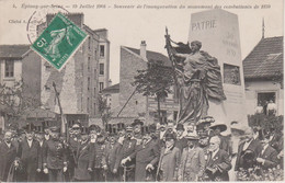 93 - EPINAY SUR SEINE - SOUVENIR DE L'INAUGURATION DU MONUMENT DES COMBATTANTS DE 1870 - Other & Unclassified