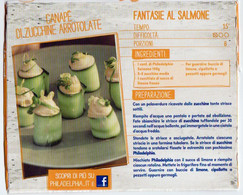 PHILADELPHIA KRAFT RICETTA SCHEDA FANTASIE AL SALMONE - Ricette Culinarie