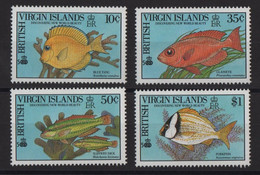 Iles Vierges - N°646 à 649 - Faune - Poissons - Cote 11€ - * Neufs Avec Trace De Charniere - British Virgin Islands