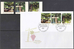 Slovenia 2014 Wine Tree, Stamps Mint Never Hinged + FDC, 2 Scans - Slowenien
