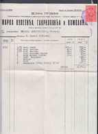 Yugoslavia Old Document With Revenue Stamp - Cartas & Documentos