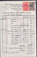 Yugoslavia Old Document With Revenue Stamps - Briefe U. Dokumente