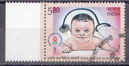 INDIA 2013, FIRST DAY CANCELLED, India's Academy Of Pediatrics, 1 V - Used Stamps