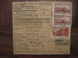 1929 Saar Saarbrücken Cover Deutsches Reich Saargebiet  Enveloppe Sarre St Johann Elsass Alsace Semeuse - Otros & Sin Clasificación