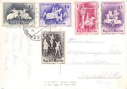 SAN MARINO - PICTURE POSTCARD 1963 > SEMPACH/SUISSE /AS204 - Lettres & Documents