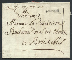 L 1788 Marque LOUVAIN + "I" Pour Bruxelles - 1714-1794 (Pays-Bas Autrichiens)