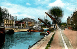 Montceau Les Mines * Péniche Batellerie * Le Pont Levant * Barge Chaland Péniches - Montceau Les Mines