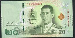 THAILAND P135c 20 BAHT #4H Signature 88  Issued 2019 UNC. - Thailand