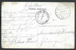 Carte En Feldpost Càpt KD Feldpoststation/1915/ Nr 4 + LAZARETT HOPITAL MILITAIRE / GENT - OC26/37 Territori Tappe