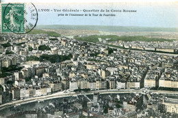 N°4679 R -cpa Lyon -vue Générale- Quartier De La Croix Rousse- - Other & Unclassified