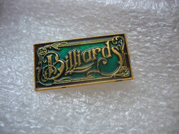 Pin's Billard - Billares