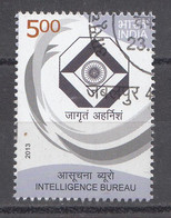 INDIA 2013, FIRST DAY CANCELLED,  Intelligence Bureau, Agency, 1 V - Used Stamps