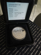 10 Gulden Benelux 50 Ans 1994 Argent - Monedas En Oro Y Plata