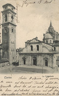 Torino La Cattedrale  Sent To Pension Auberson St Cergues Nyon Suisse 1903 - Iglesias