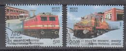 INDIA 2013, FIRST DAY CANCELLED,  Railway Workshop, Set 2 V, - Gebruikt