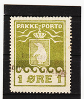CCP609 GRÖNLAND 1915/37 PAKKE-PORTO Michl  4 A  Gestempelt SIEHE ABBILDUNG - Parcel Post