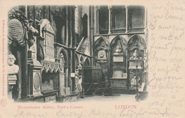 London 1901 - Westminster Abbey  , Poet's Corner  - Scan Recto- Verso - Other & Unclassified