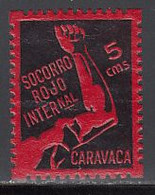 Socorro Rojo Internacional, CARAVACA. Murcia. 5 Cts - Vignetten Van De Burgeroorlog
