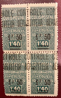 Algérie/Algeria, Colis Postaux YT 30 Variété “F” Plus Bas Se Tenant A 3 Ordinaires Neuf**/MNH  Parcel Stamps - Parcel Post