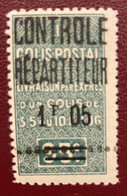 Algérie/Algeria, Colis Postaux YT 27A  Variété “5” Tronqué Neuf*/MH  Parcel Stamps - Pacchi Postali