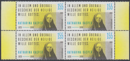 !a! GERMANY 2020 Mi. 3548 MNH BLOCK W/ Right & Left Margins - Katharina Kasper, Founder Of Religious Congregation - Unused Stamps