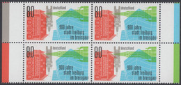 !a! GERMANY 2020 Mi. 3553 MNH BLOCK W/ Right & Left Margins - Town Ordinances And Privileges For Freiburg/Breisgau - Unused Stamps