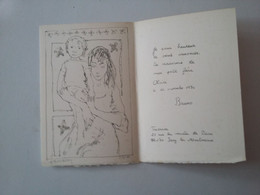Jean Jansem 1920 - 2013    Litho   ( 2 Volets , Chaque Env. 22  X 15      Cm ) - Lithografieën