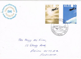 37774. Carta BAILE ATHA CLIAT (Dublin) Eire, Irlanda 1978. Trasatlantic FLIGHT 1928 - Cartas & Documentos