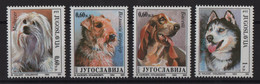 Yougoslavie - N°2522 à 2525 - Faune - Chiens - Cote 6€ - * Neufs Avec Trace De Charniere - Unused Stamps