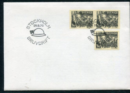 SWEDEN 1970 Mining FDC.  Michel 689 - FDC