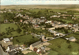 CP De VILLERS-LE-BOUILLET " Vue Aérienne Rue Du Centre " - Villers-le-Bouillet