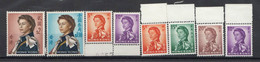 Hong Kong 1971-73 QEII Definitives. 8 Val. (5c X2) (10cx2), 15c, 20c, $1.30 & $2. MNH. VF. - Nuovi