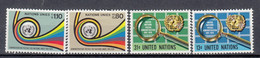 United Nations 1976 UN Postal Administration 25th Ann. 4 Val. MNH. VF. - Ungebraucht