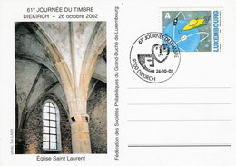 LUXEMBOURG 61 EME JOURNEE DU TIMBRE à DIEKIRCH 2002 - Maschinenstempel (EMA)