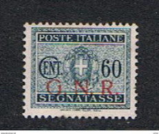 R.S.I.:  1944  TASSE  -  60 C. ARDESIA  N. -  SASS. 54 - Portomarken