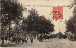 CPA Paris 19e - L'Entrée Du Marché (53712) - Arrondissement: 19