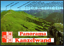 E0994 - TOP Panoramakarte Kanzelwand Kleinwalsertal Alpen - Verlag Milz - Kleinwalsertal