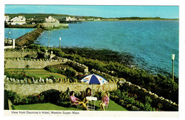 Ref 1398 - Postcard - View From Dauncey's Hotel Weston-Super-Mare - Somerset - Weston-Super-Mare