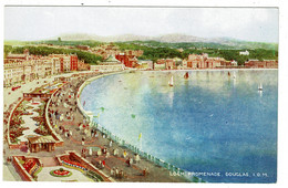 Ref 1398 - Art Colour Postcard - Loch Promenade - Douglas Isle Of Man - Isla De Man