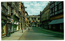 Ref 1399  - 1960's Postcard - Stonebow & Guildhall Lincoln - Regal Theatre & F.W. Woolworth Store - Lincoln