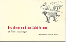 Suisse, Les Chiens Du Grand Saint Bernard, Livret De 27 Pages, 1956      (bon Etat) - Dépliants Touristiques