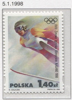 Poland 1998 Mi 3690 XVIII Winter Olympic Games In Nagano Ski Jumping Sports Discipline MNH** - Winter 1998: Nagano